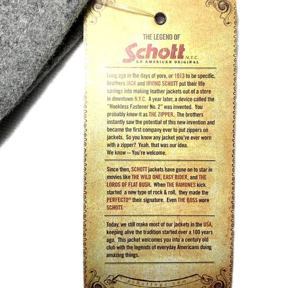 SCHOTT NYC Double Breasted Wool Hooded Peacoat Cape - Picture 13 of 13